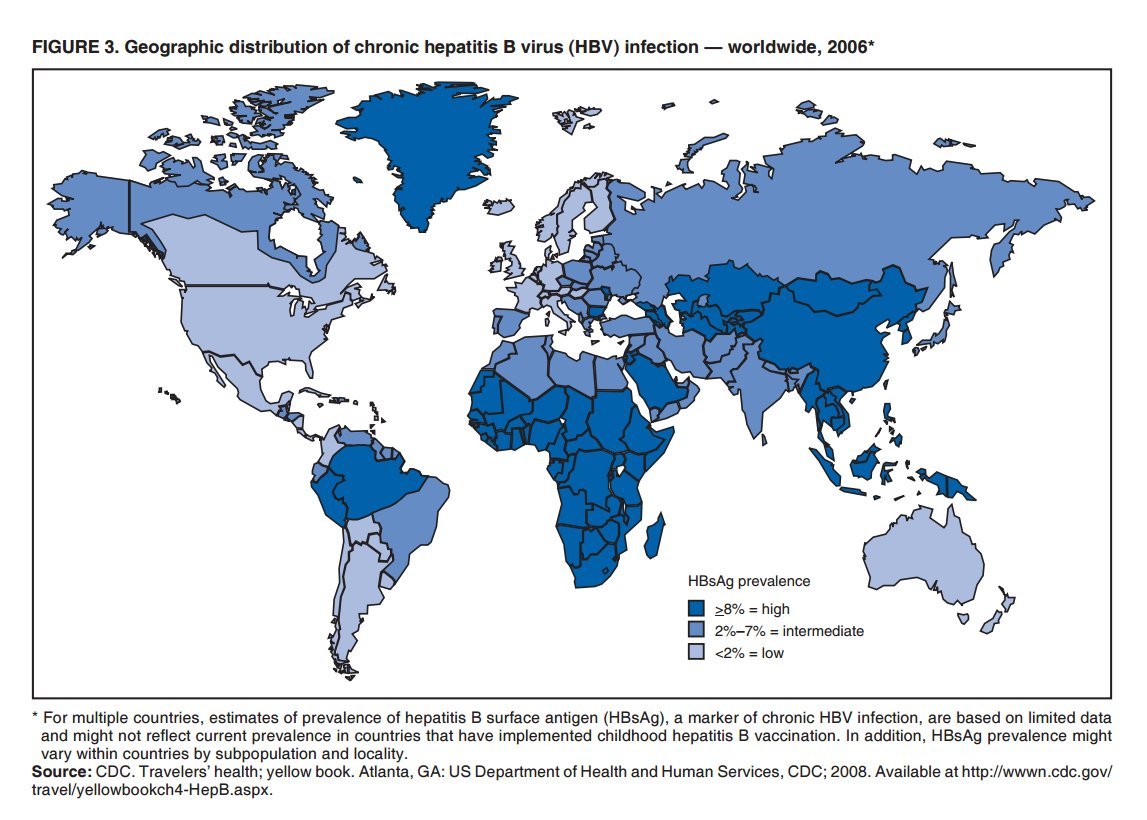 Hep B Infection Chart